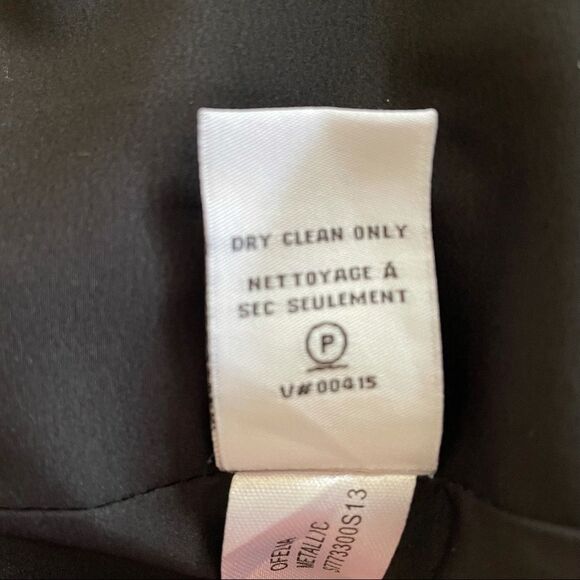 DIANE Von Furstenberg Ofelia Snake Print Metallic Blazer Blue & Black - Picture 9 of 11